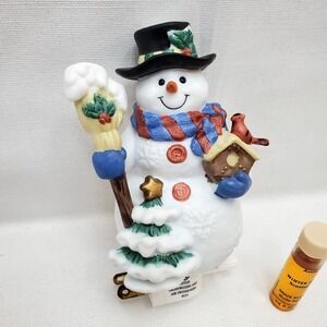 Vintage Avon ☆ SNOWMAN Nightlight Diffuser ☆ Fragrance Scent Bottle ☆ NIB!